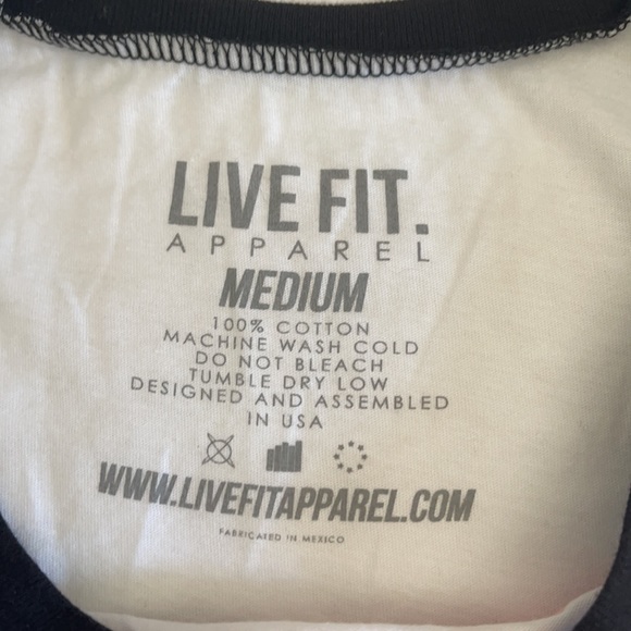 LIVE FIT LVFT CROP TOP M - Picture 3 of 3